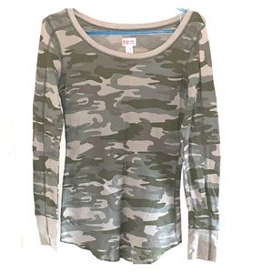Camo long sleeve shirt